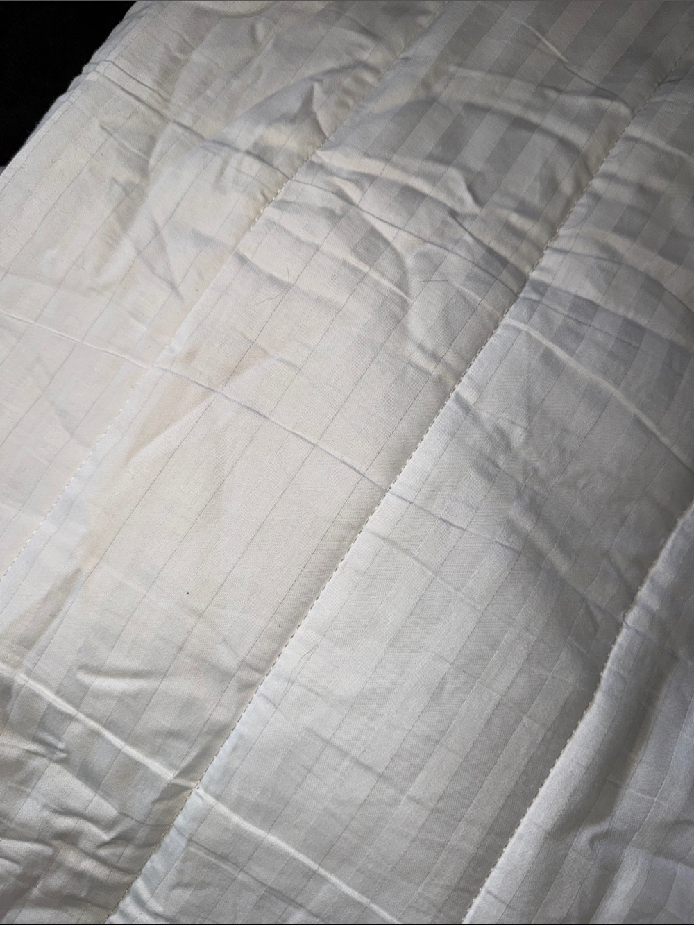 Classic White Quilted Mattress Pad Twin XL - Dorm/ College